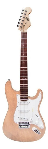 Guitarra eléctrica Onas ST de roble madera natural laca con diapasón de palo de rosa