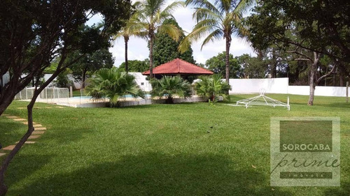 Imagem 1 de 30 de Chácara Com 4 Dormitórios, 400 M² - Venda Por R$ 4.000.000,00 Ou Aluguel Por R$ 10.000,00/mês - Chácaras Residenciais Santa Maria - Votorantim/sp - Ch0012