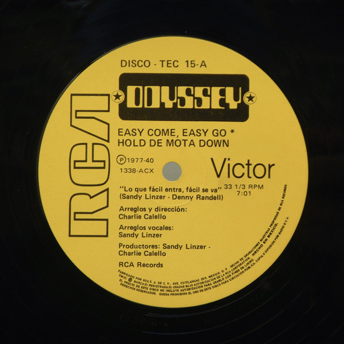 Lp Disco Single Disco Tec Sencillo Dc10