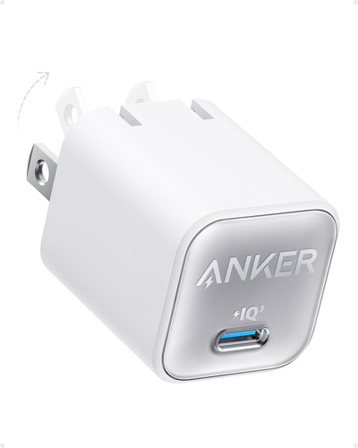 Cargador Usb Gan Anker Nano Piq Plegable Pps Rapido Para Pro