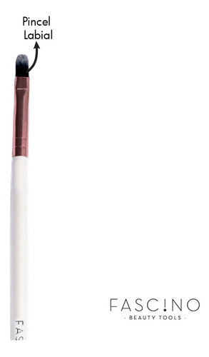Imagen 7 de 9 de Set 5 Brochas Y Pinceles De Maquillaje Crueltyfree Fascino