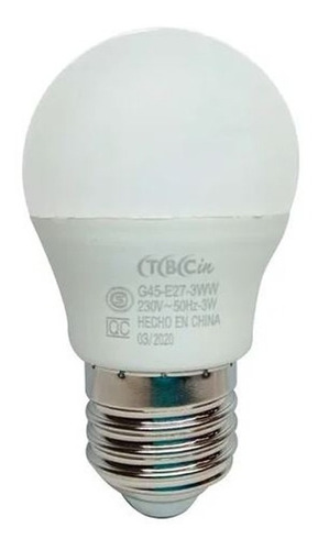 Lampara Led Gota 3w E27 G45 Tbcin Luz Dia O Luz Calida 120°