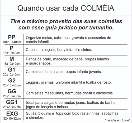 Colmeias Organizadoras Gaveta G.g Transparente C/ 1 Unidade