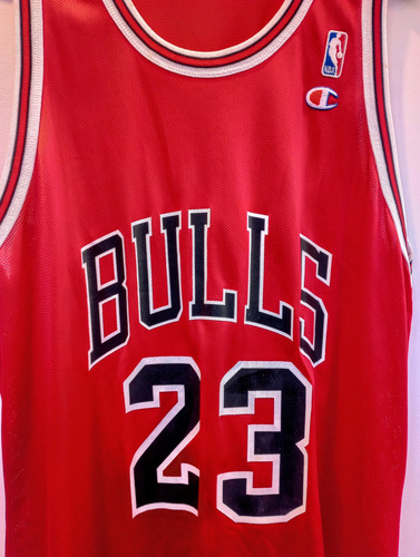 Camiseta Chicago Bulls Champion #23 Jordan Nba Basquet (Usado)