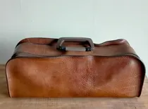 Comprar Antigua Cartera Maleta Valija Maletín Cuero Doctor Médico