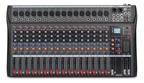 Mezcladora De 16 Canales Ct160x Mixer Bluetooth Usb Estudio