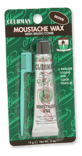 Cera Para Bigotes Clubman Pinaud Con Aplicador Con Brocha O