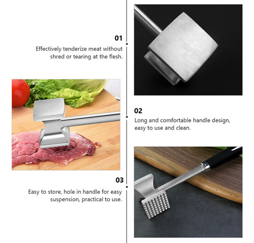Q Herramienta Para Ablandar Carne, Martillo Para Carne De