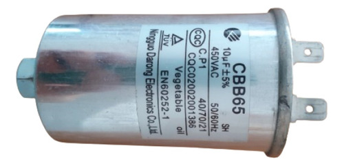 Capacitor Para Secarropas Philco Ph60 Usado Original R607