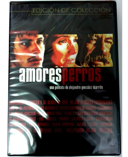 Amores Perros Dvd Nvo Original Alejandro Gonzalez Iñarritu
