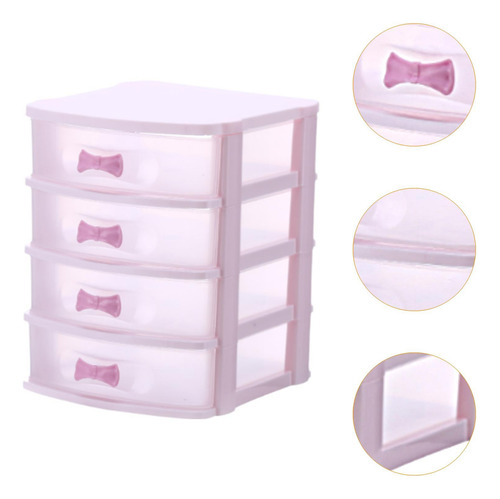 Mini Organizador De Cajones Para Caja De Pink 4 Nivel