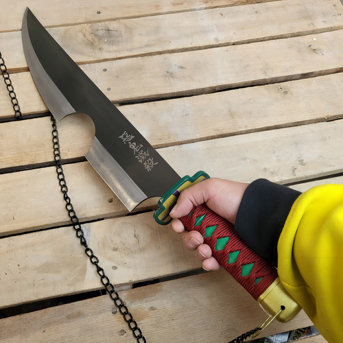 Espadas Tengen Uzui Demon Slayer Kimetsu No Yaiba Aço Inox