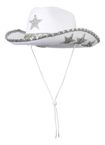 Sombrero De Vaquero Con Correa Ajustable Para La Barbilla,
