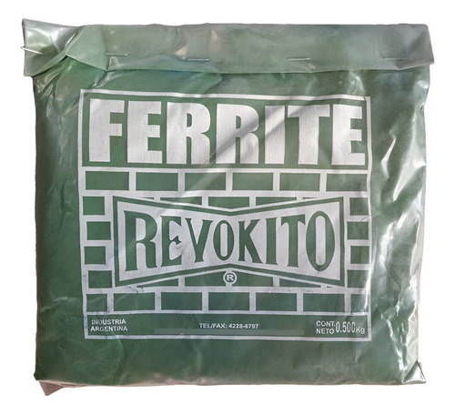 Ferrite Verde Pigmento 1/2 Kg. Color Verde Ferritel Revokito