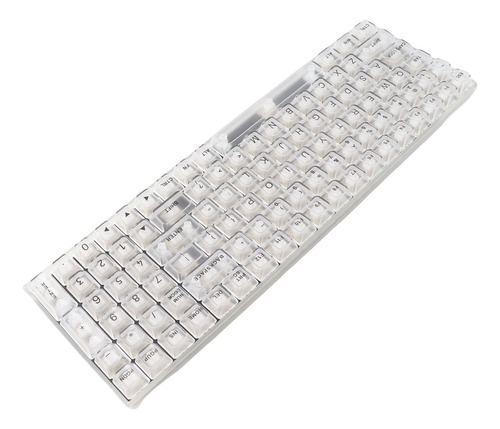 Teclado Com Fio Usb, Mecânico Para Jogos, 100 Teclas, Transp