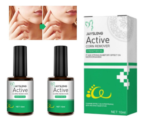 Solución Para Verrugas Y Ojos De Pollo De 10 Ml, 2 Piezas Pa