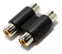 Comprar 4 Adaptadores 2 Rca Hembra A 2 Rca Hembra Union Rca