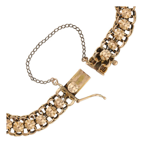 Pulsera De 8k Oro Amarillo, 17.6 Gramos Amarillo 0 Mm 18.5 Cm