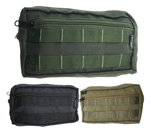 Bolso Molle Modular Guarda Airsoft Colete Cinto Tática Cor Verde