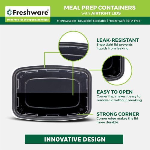 Contenedores Para Alimentos Freshware, 150 Unidades