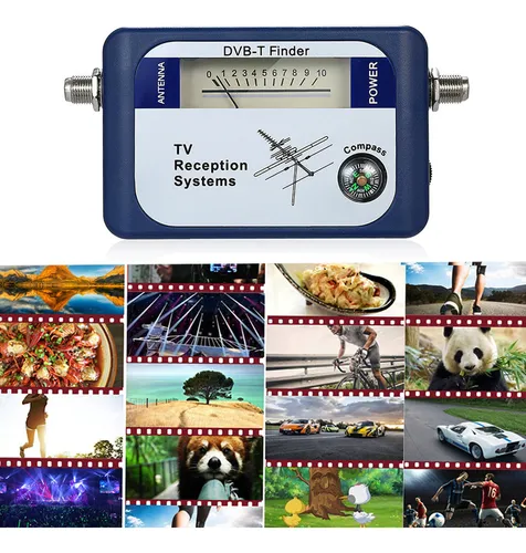 Medidor De Señal Satelital Dvb-t Con Brújula Tv