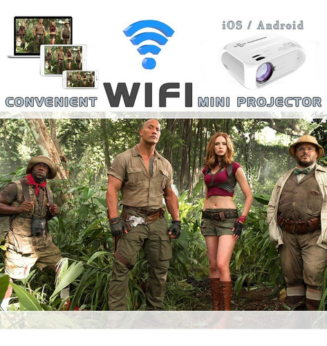 Imagen 7 de 9 de Proyector Led Miracast Wifi 4500 Lumenes L01