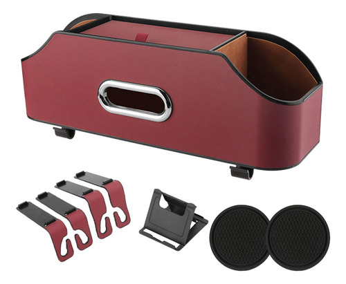 Caja De Almacenamiento Para Colgar En El Asiento Rojo