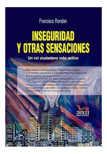 Libro Inseguridad Y Otras Sensaciones