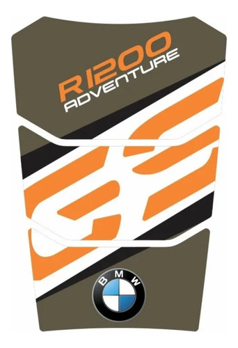 Protetor Compatível Com Bmw R1200 Adventure Resinado Res59 Cor Adesivo Emblema Gráfico Frontal R 1200 Adventure