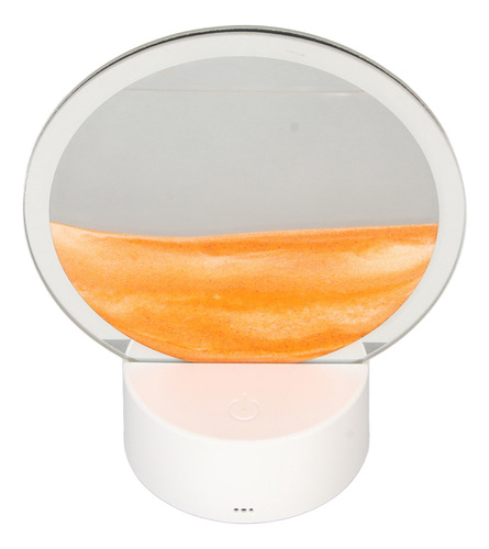 Bateria De Vidro Transparente 3d Sand Art Moving Round Frame