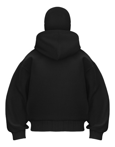 Sudadera Doble Capucha Unisex Felpa Abrigo Largo Ancho Otoño