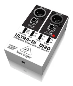 Caja Directa Behringer Ultra-di Di20 Activo 2ch