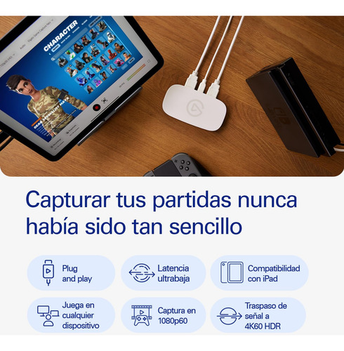 Elgato Game Capture Neo, Capturadora Portátil Usb