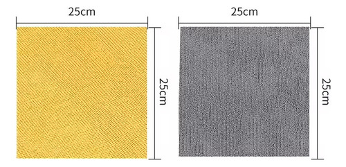 Rollo De Toallas De Microfibra, 25 X 25 Cm, Multiusos