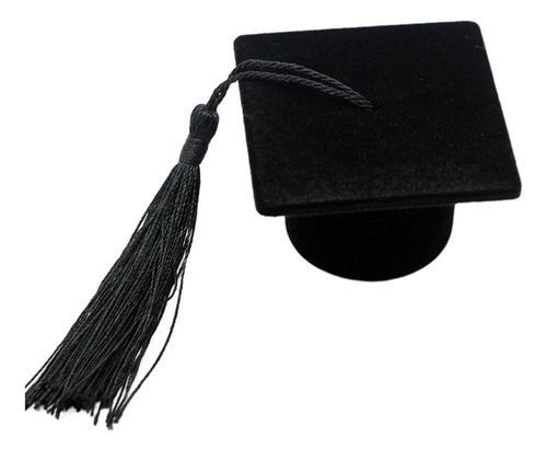 C Adorable Gorro De Graduación, Soporte Para Anillo, Caja De