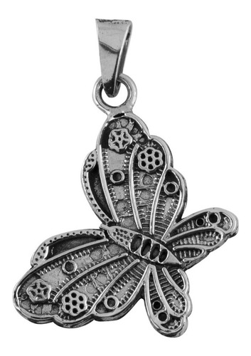 Dije De Plata Mariposa Monarca