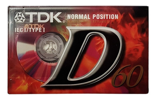 Cassettes Nuevos! Cerrados De Fábrica Tdk-d 60 Cinta Normal 