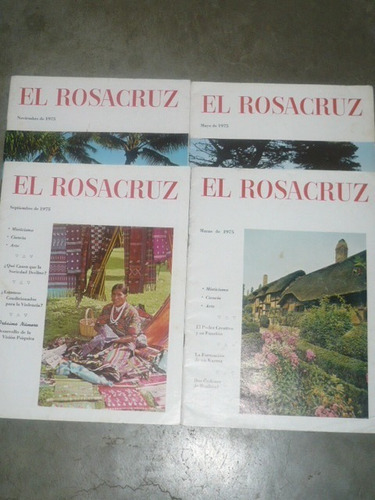 5 Revistas Antiguas El Rosacruz