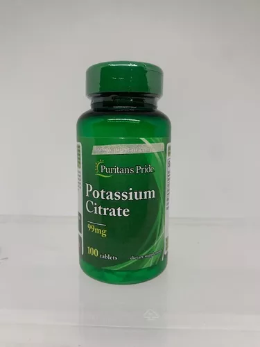 Puritan's Pride Citrato de Potasio 99 mg