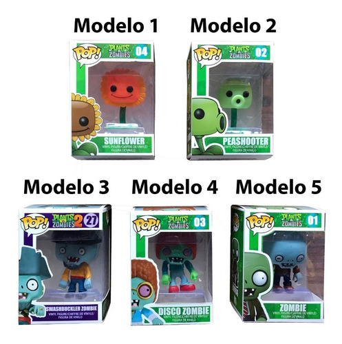 Muñecos De Plantas Vs Zombies Tipo Funko Pop