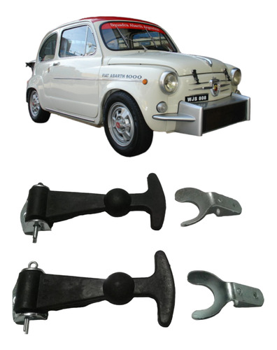 Gancho Capot X2 Unid Tipo Fiat 600 Abarth                   