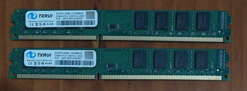 Memoria Ram Pc 4gb (2x2gb) Ddr3 1333mhz Pc3 10600 Elpida