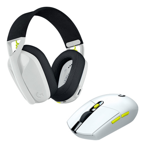 Combo Gamer Auriculares G435 + Mouse G305 Logitech G Color Blanco Luz NA