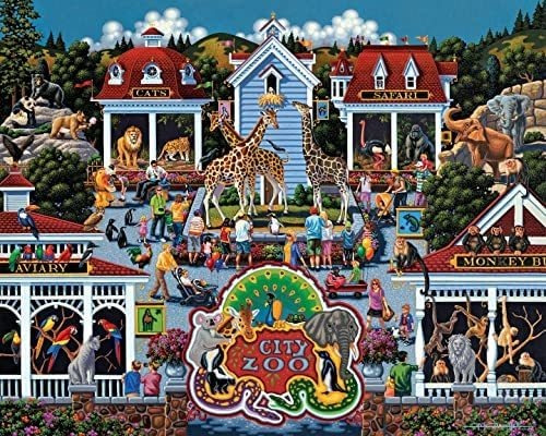 Dowdle Puzzle - Día En El Zoológico - 500 Piezas