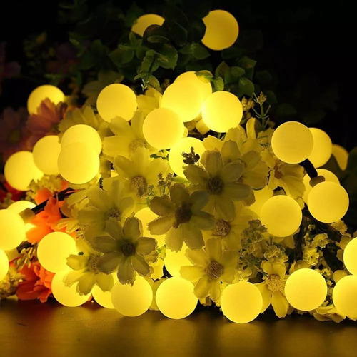 Cadena De Luces Led Solares Adecuadas Para Carpas De Fiesta