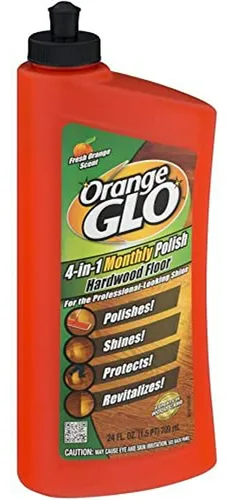Orange Glo Pulido Mensual 4 En 1 Para Pisos De Madera Dura,