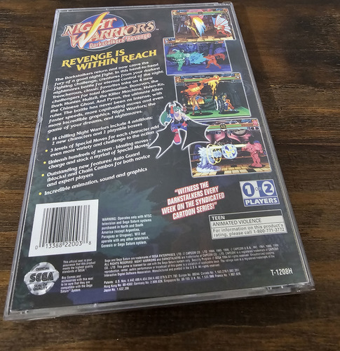 Night Warriors: Darkstalkers' Revenge - Sega Saturn