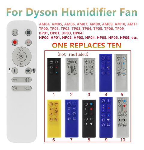 Control Remoto 10 En 1 Para Humidificador Dyson Heating And