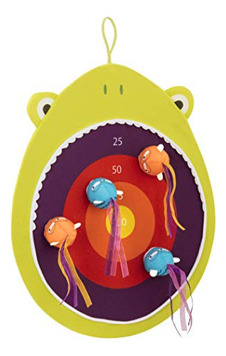 Juego Lanza Dardos Con Velcro Rana B. Toys By Battat