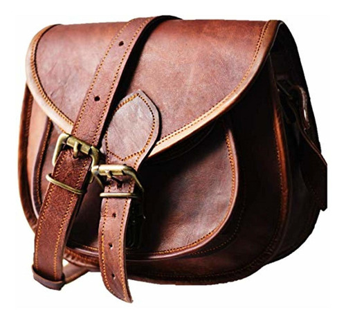 Urban Dezire Mujer Piel Vintage Bolsa De Mensajero Cruz Cuer